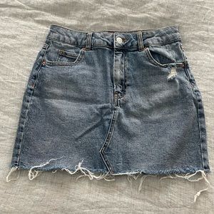 Wild Fable Jean Skirt